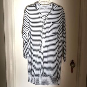 High low shirt dress